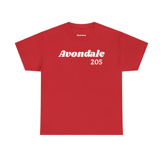 Avondale Alabama Unisex Heavy Cotton Tee, Retro Southern Shirt, Urban City Travel Top, Hipster Graphic T-shirt, Gift Tee for