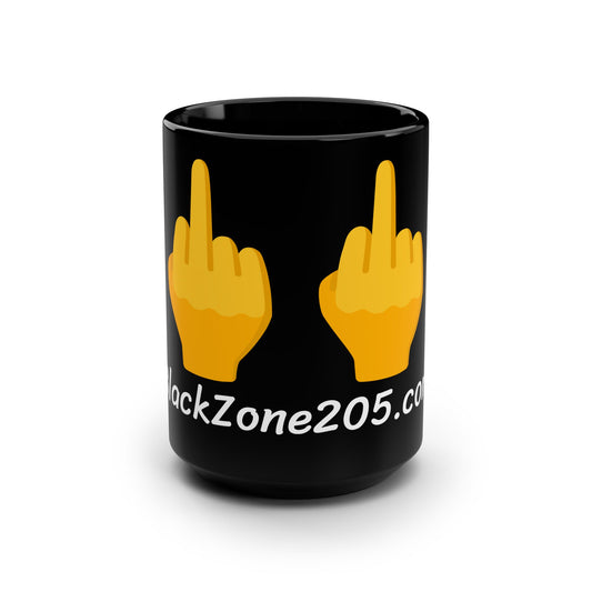 - BlackZone205 Black Mug, 15oz