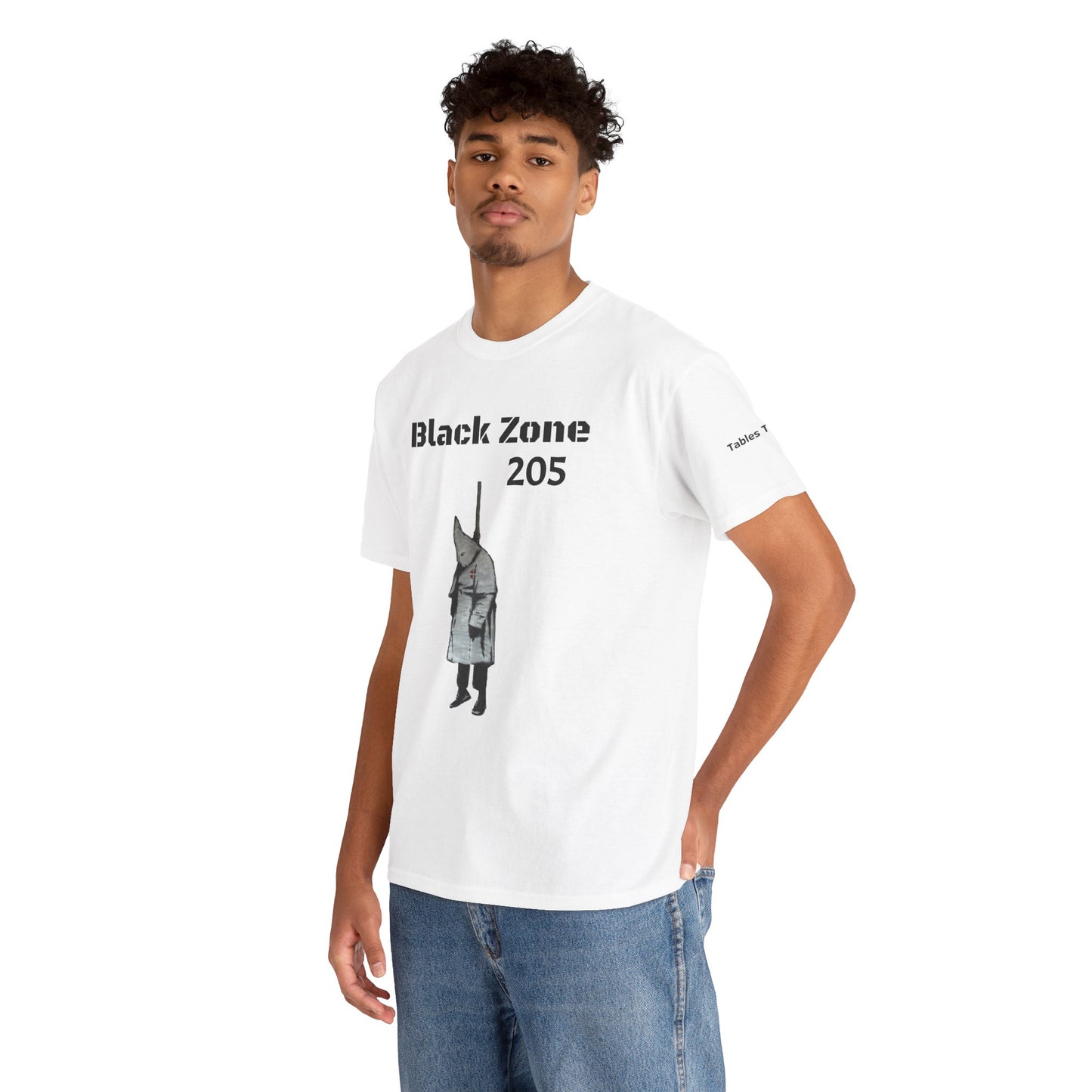 Black Zone Tables Turn Alabama Unisex Heavy Cotton Tee