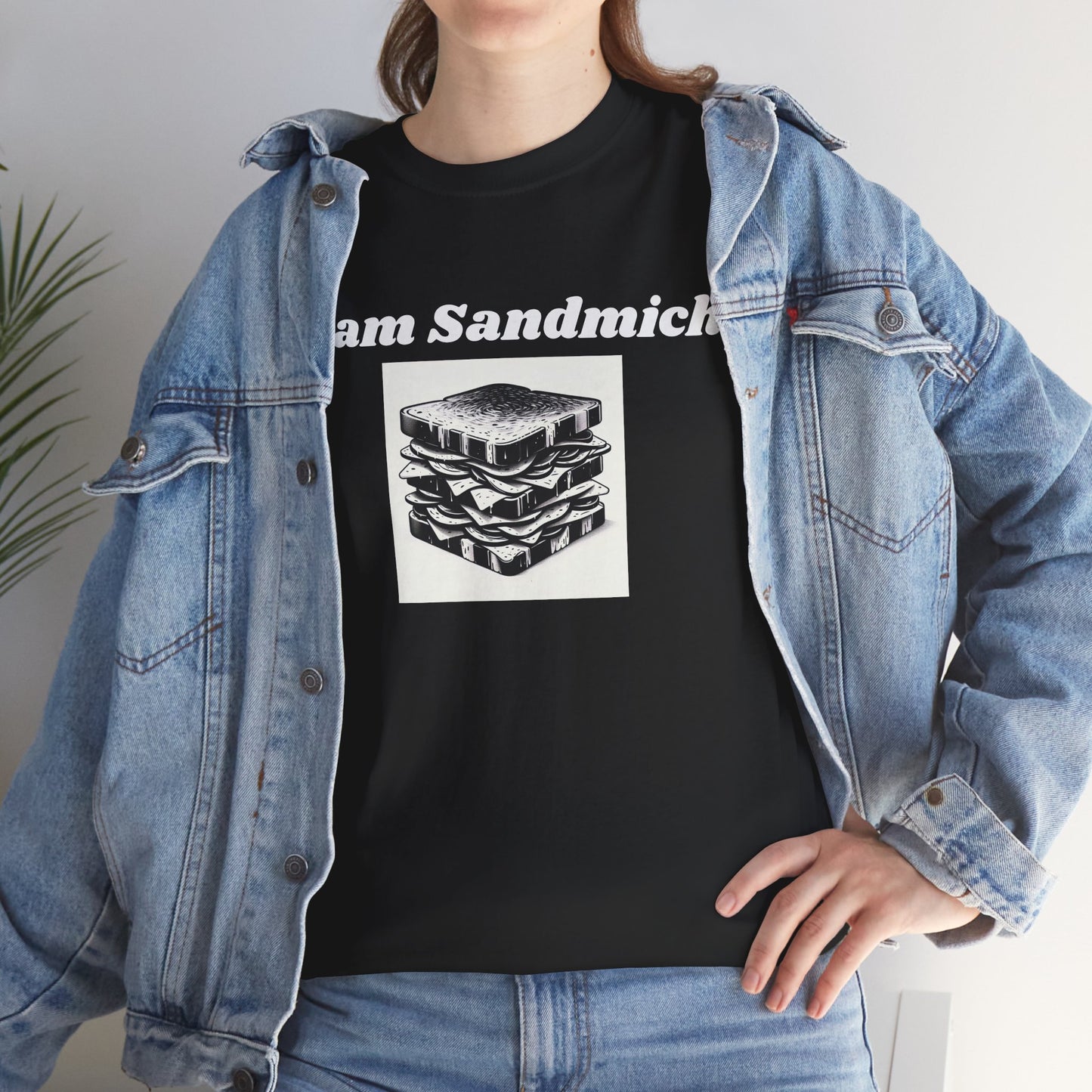 Ham Sandmich Birmingham Alabama Unisex Tee, T-Shirt Gift for Foodies, Casual Cotton Shirt, Sandwich Lover Top, Graphic Tee for Men and